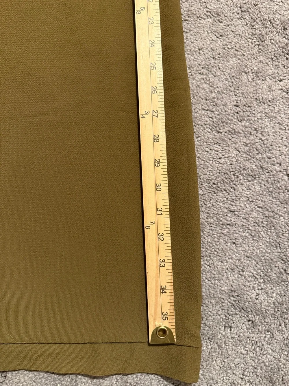 Michael Kors Olive Green Wide-Leg Drawstring Pants